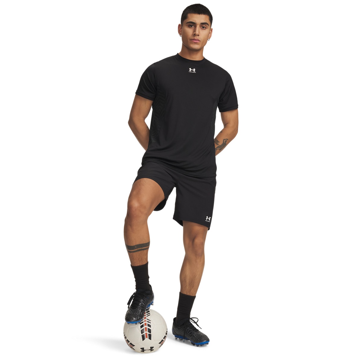 Męskie spodenki treningowe Under Armour UA Challenger Pro Shorts - czarne