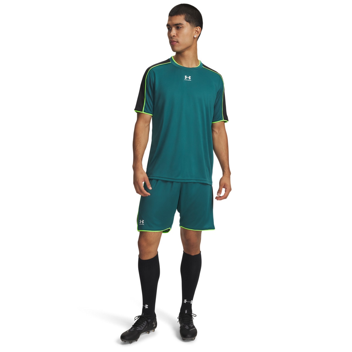Męskie spodenki treningowe Under Armour UA M Challenger Train Short - zielone