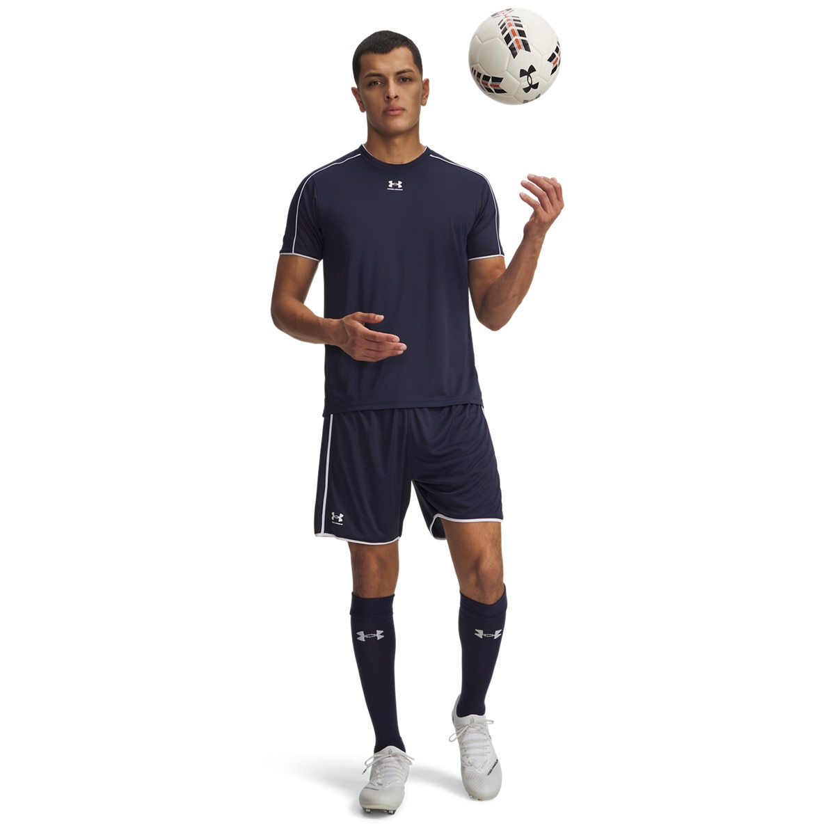 Męskie spodenki treningowe Under Armour UA M Challenger Train Short - granatowe
