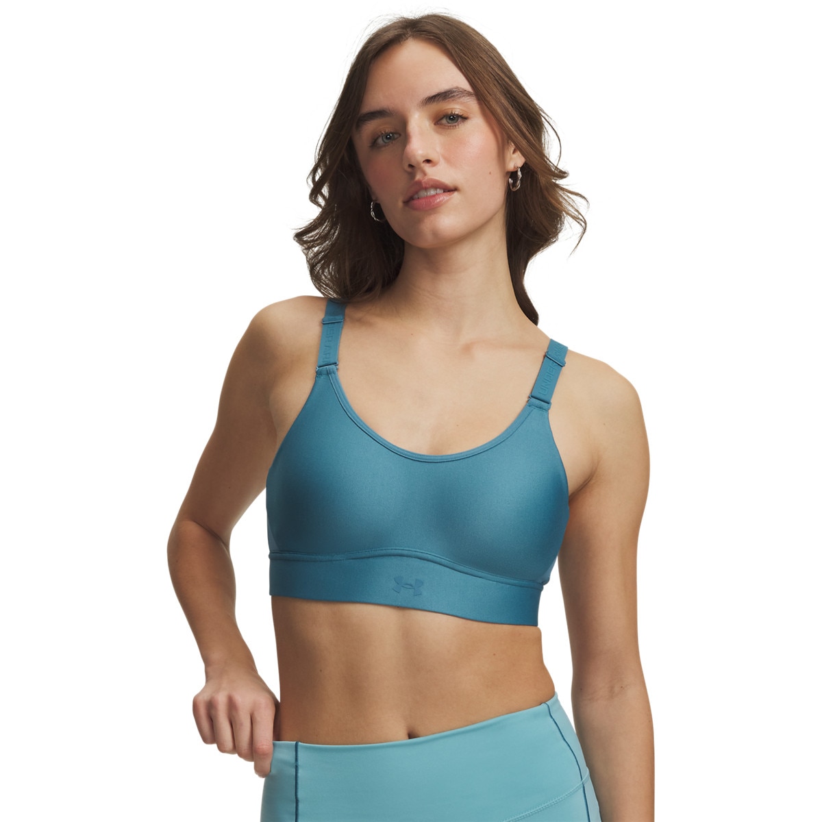 Biustonosz treningowy Under Armour UA Infinity Mid 2.0 Bra - niebieski