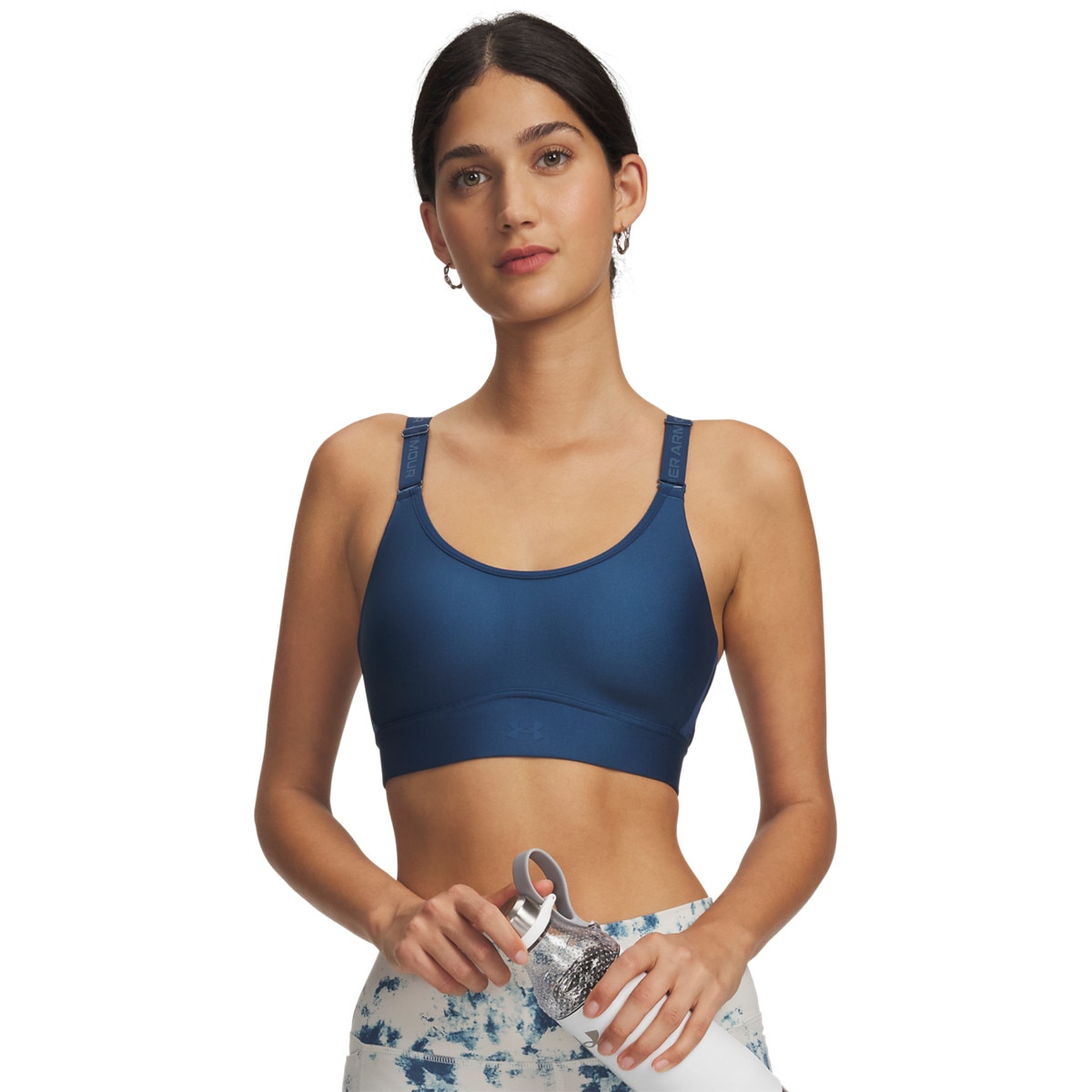 Biustonosz treningowy Under Armour UA Infinity Mid 2.0 Bra - niebieski