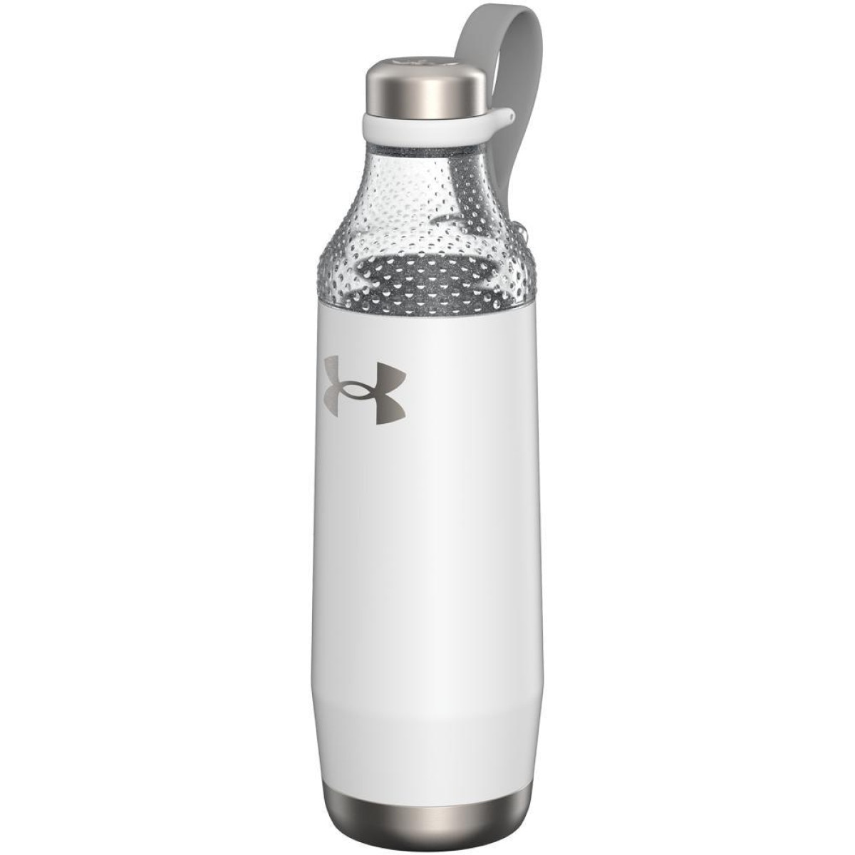 Butelka na wodę Under Armour UA Infinity Satin White 650 ml - biała