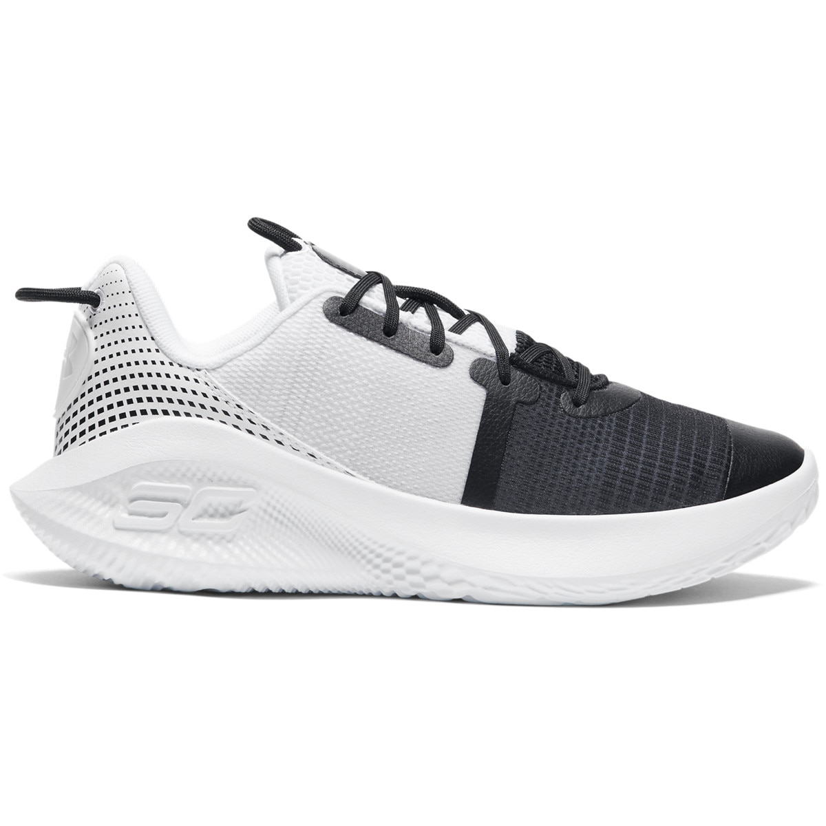 Buty do koszykówki uniseks Under Armour Curry 6 FloTro - białe