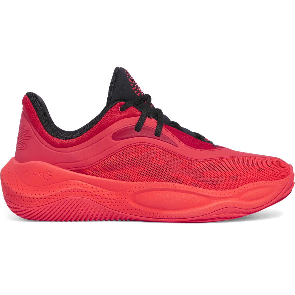 Buty do koszykówki uniseks Under Armour Curry Splash 25 - czerwone