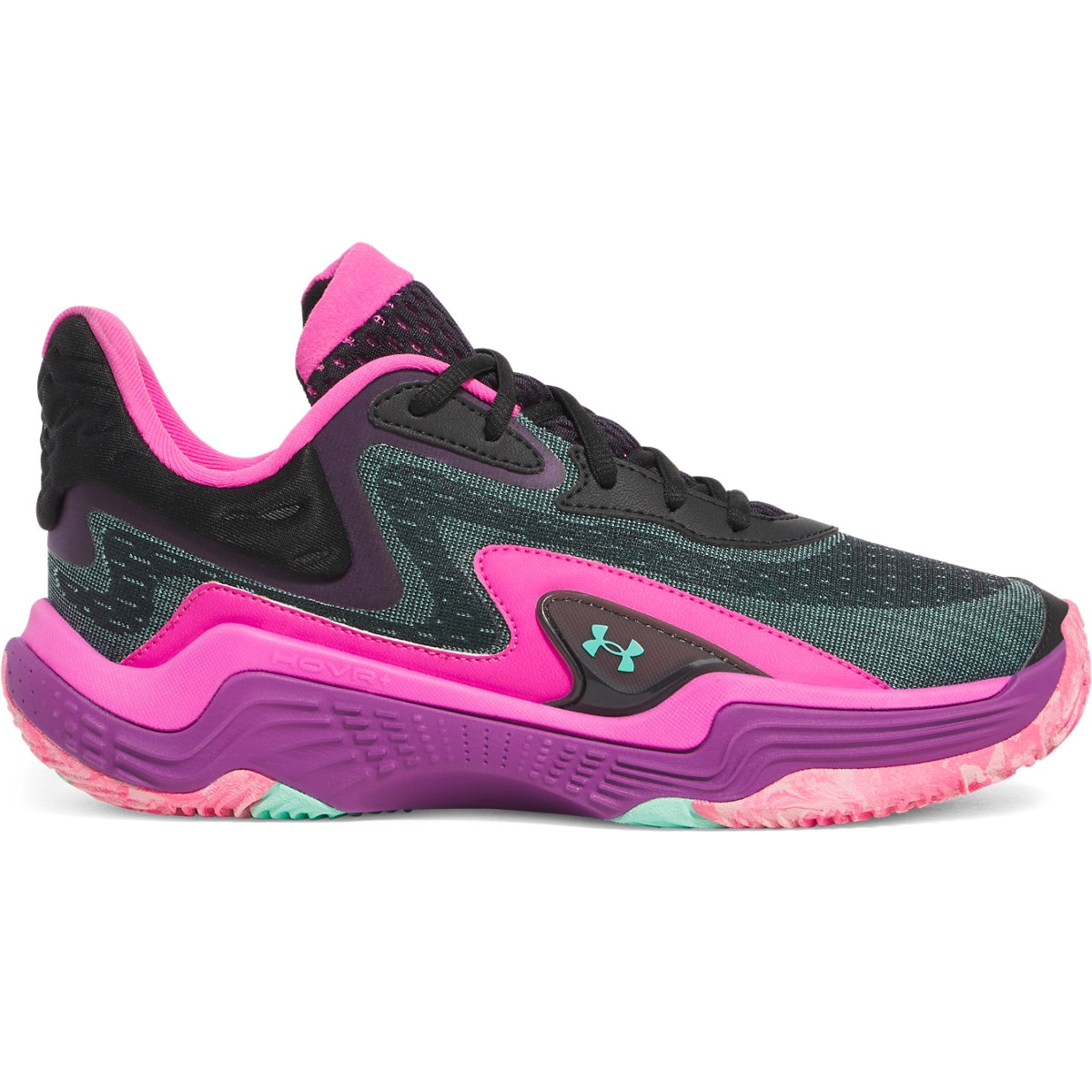 Buty do koszykówki uniseks Under Armour UA Spawn 7 MM - czarne