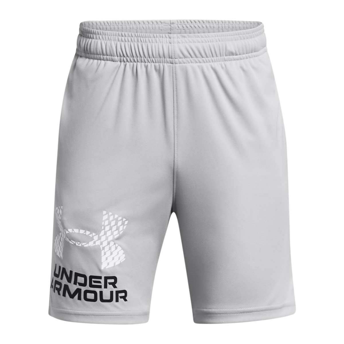 Chłopięce spodenki treningowe Under Armour UA Tech Logo Shorts - szare