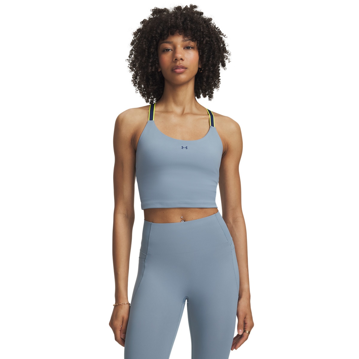 Damska koszulka treningowa bez rękawów Under Armour Motion Sport Tape Tank - niebieska