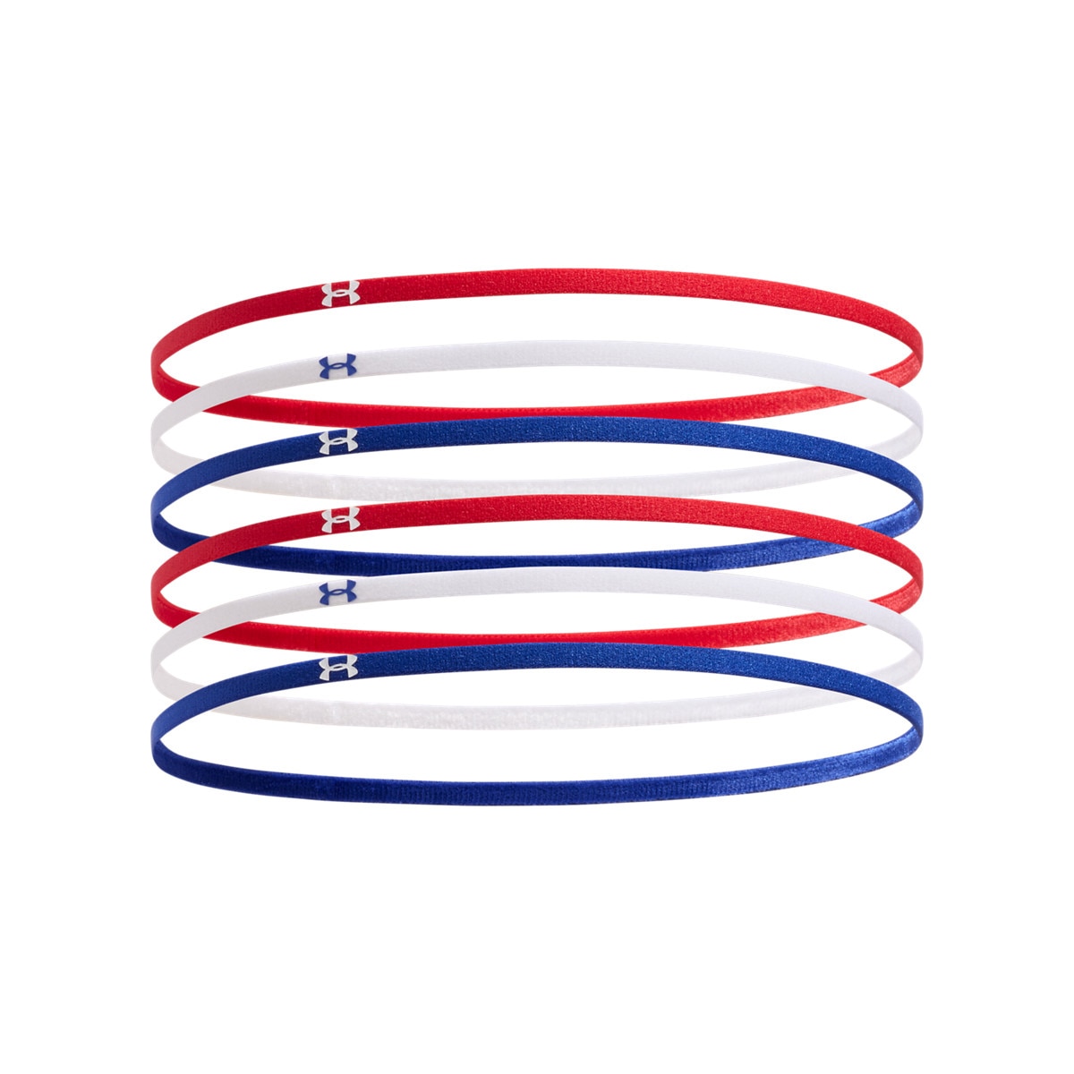 Damska opaska na głowę treningowa (6-pack) Under Armour W's Mini Elastic 6PK - multikolor