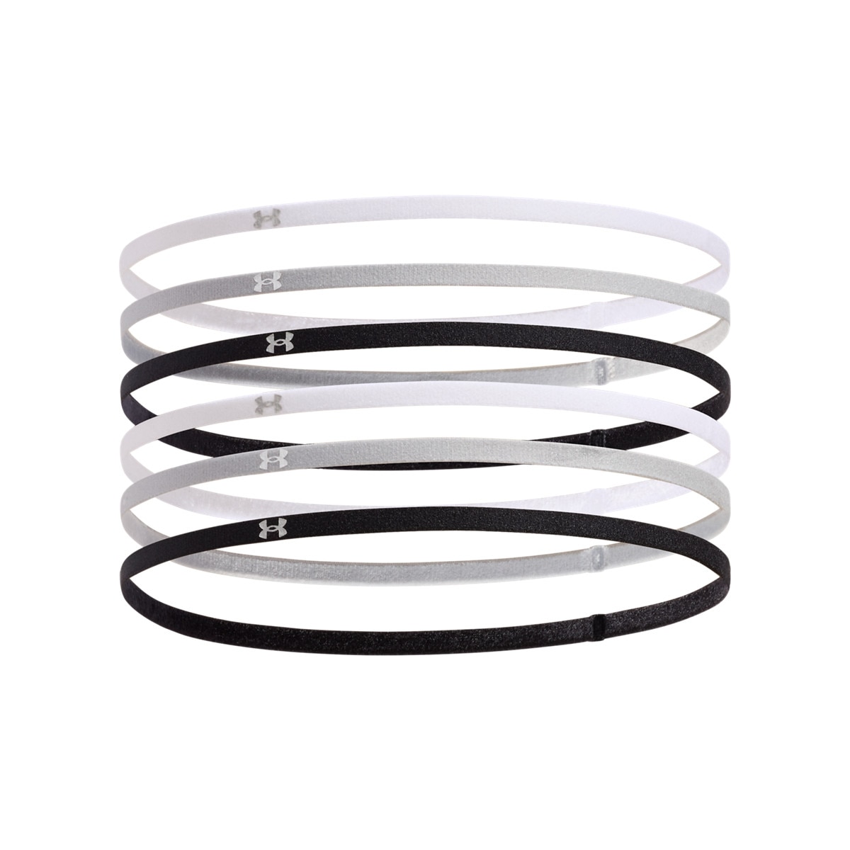 Damska opaska na głowę treningowa (6-pack) Under Armour W's Mini Elastic 6PK - multikolor