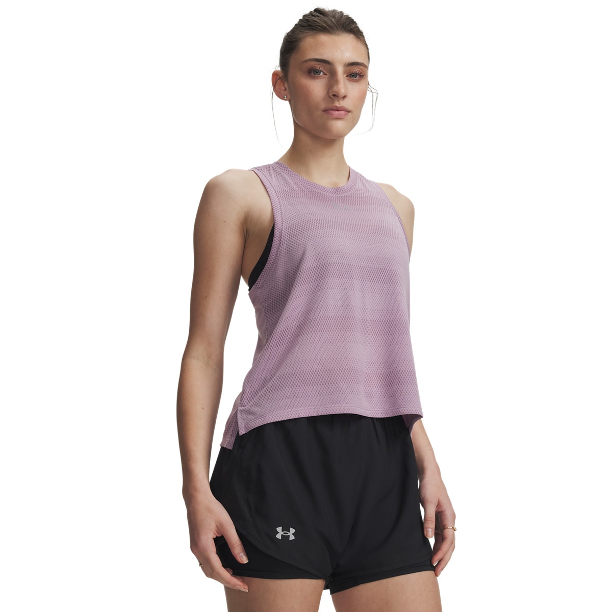 Damski top do biegania Under Armour UA Velociti Singlet - różowy