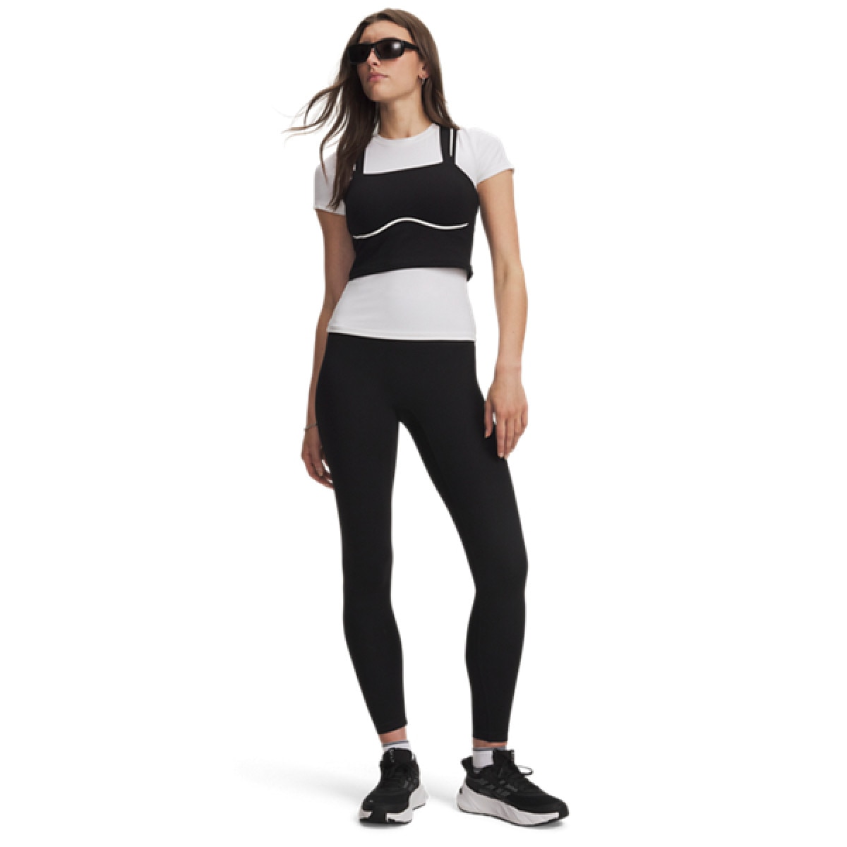 Damskie legginsy treningowe Under Armour Meridian 7/8 Legging - czarne
