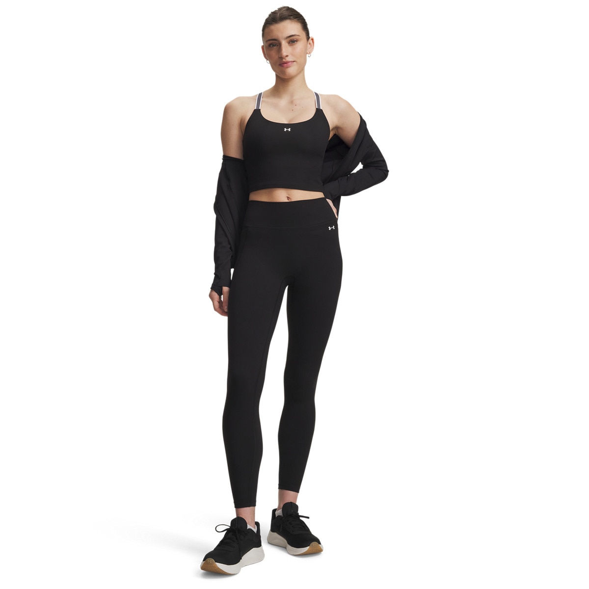 Damskie legginsy treningowe Under Armour Motion 7/8 Legging - czarne