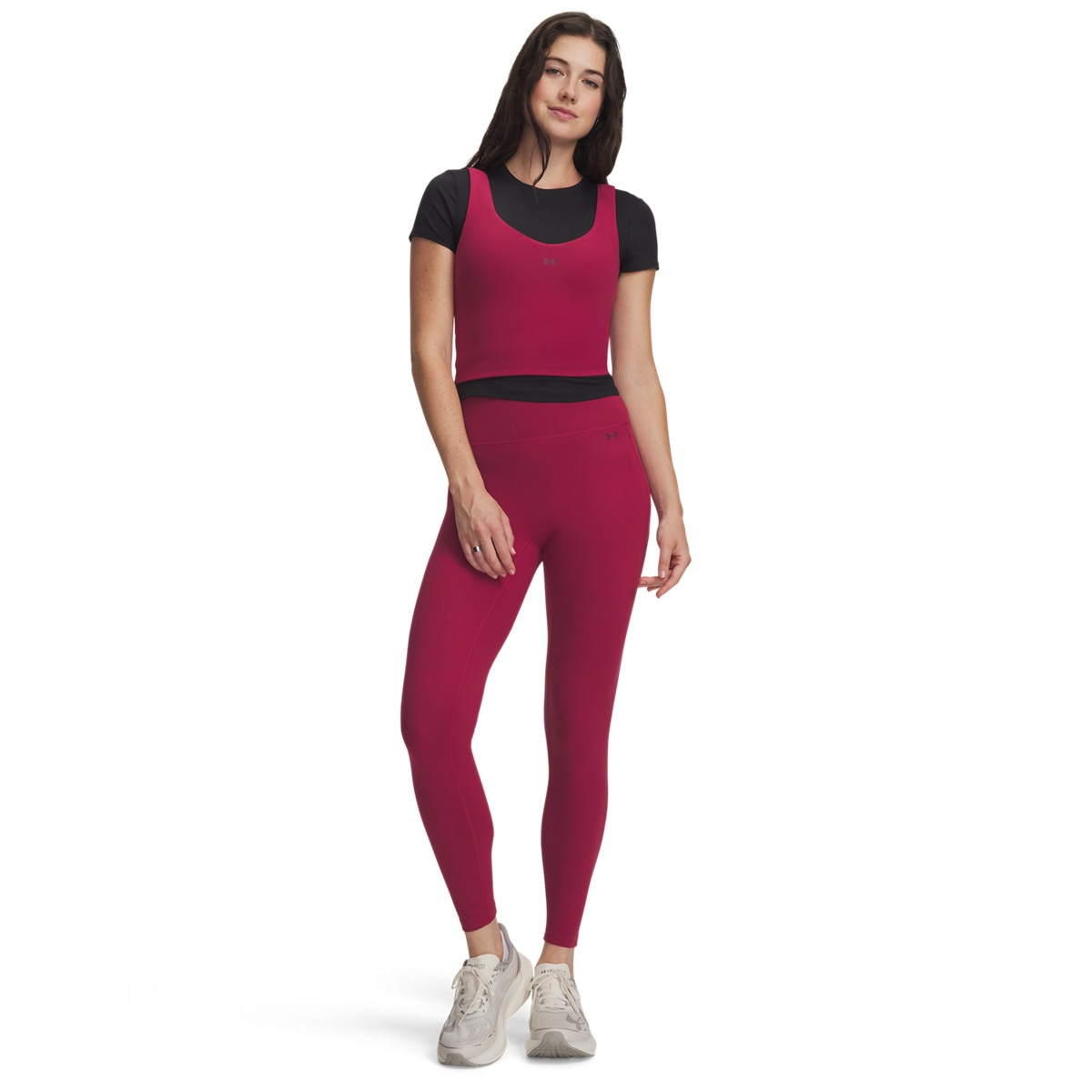 Damskie legginsy treningowe Under Armour Motion 7/8 Legging - czerwone