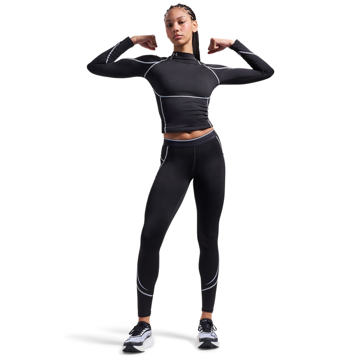 Damskie legginsy treningowe Under Armour UA ColdGear Elite Legging - czarne