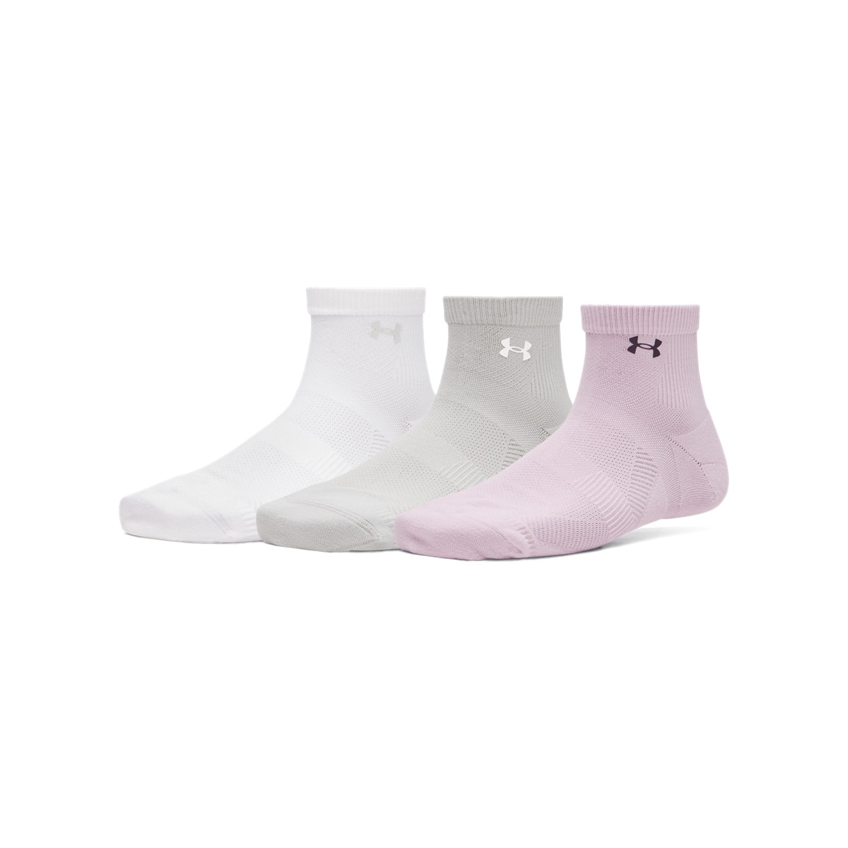 Damskie skarpety treningowe (3-pack) Under Armour Women's Vanish 3pk Qtr - multikolor