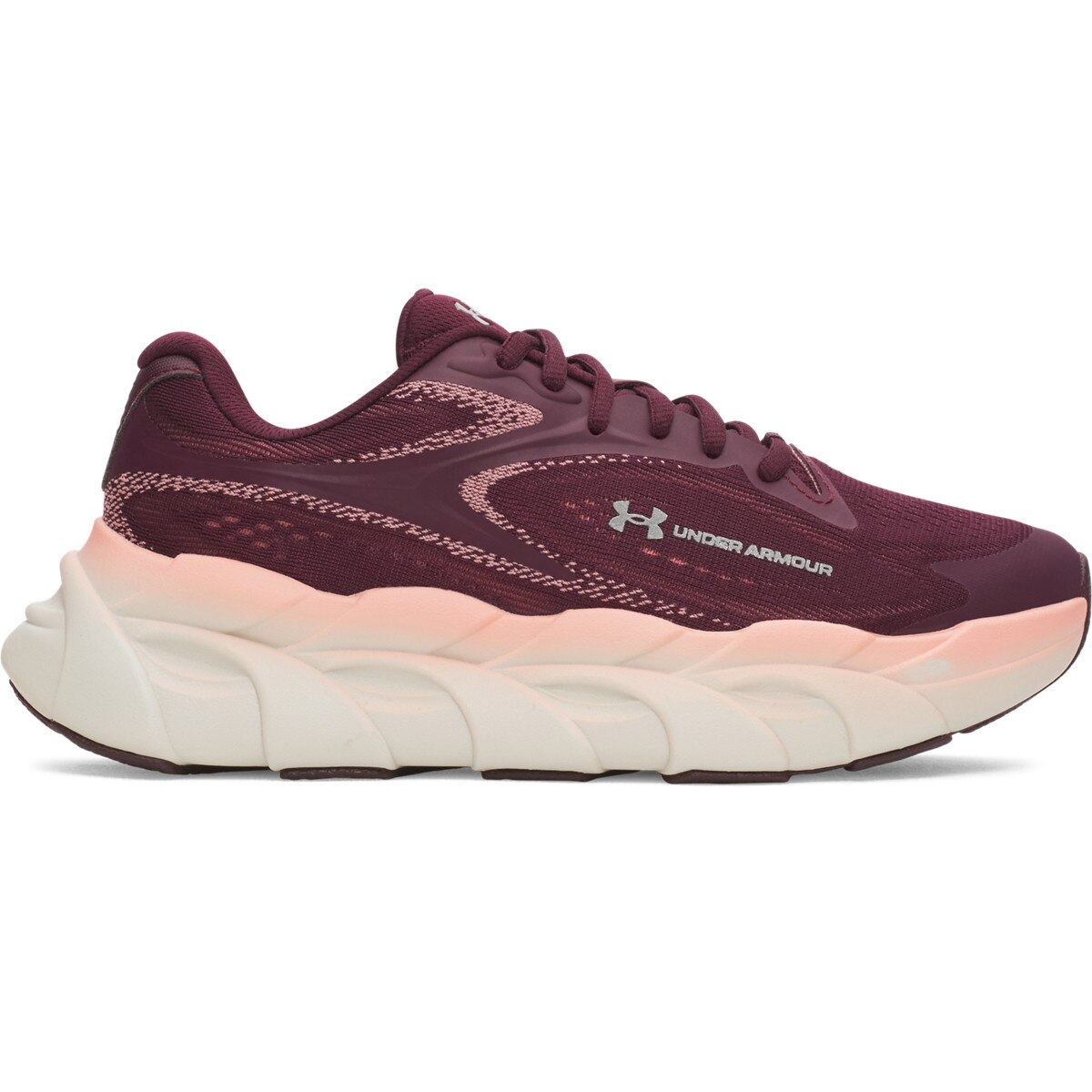 Damskie sneakersy Under Armour UA HB Runner 2 - burgundowe