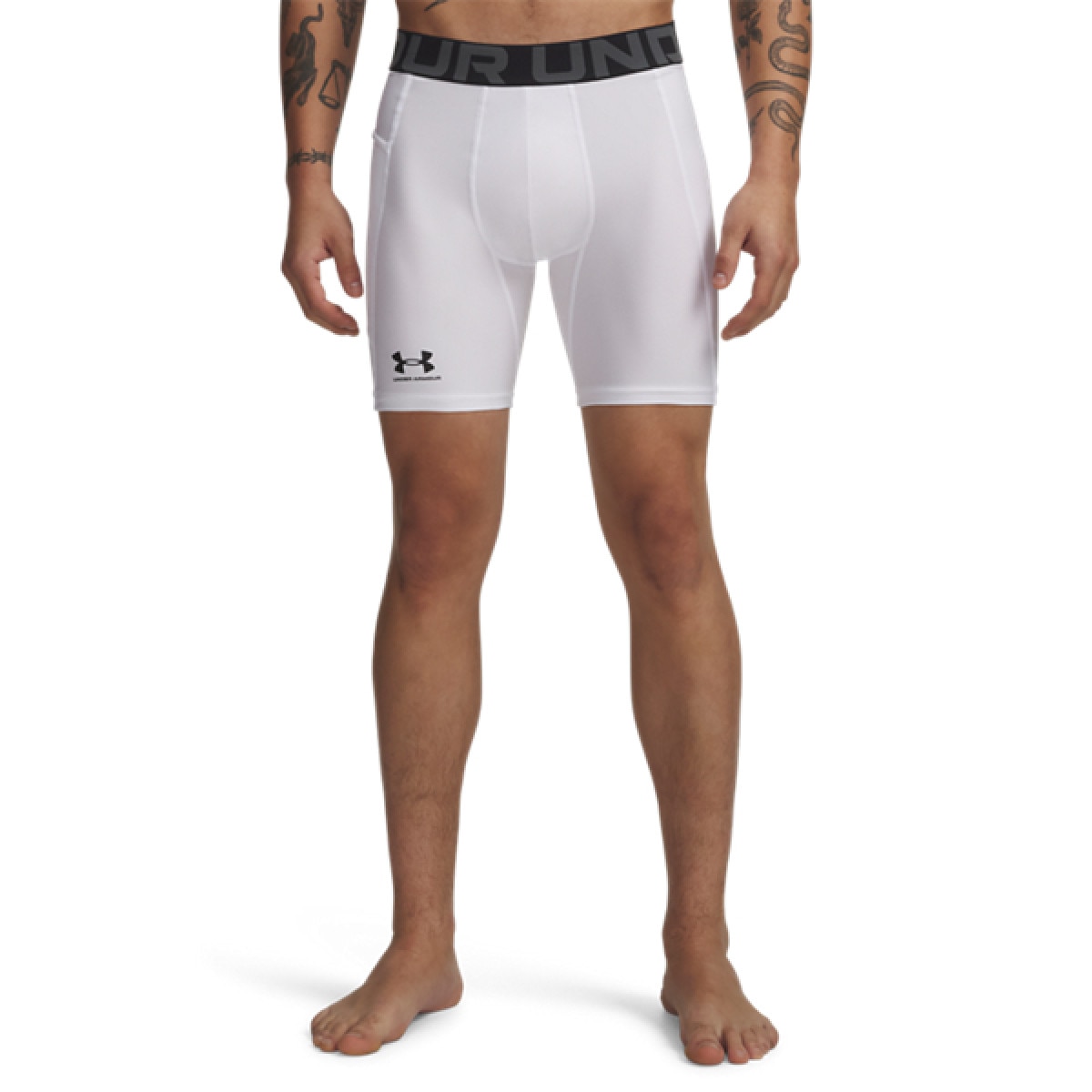Męska bielizna treningowa UNDER ARMOUR UA HG Armour Shorts - biała