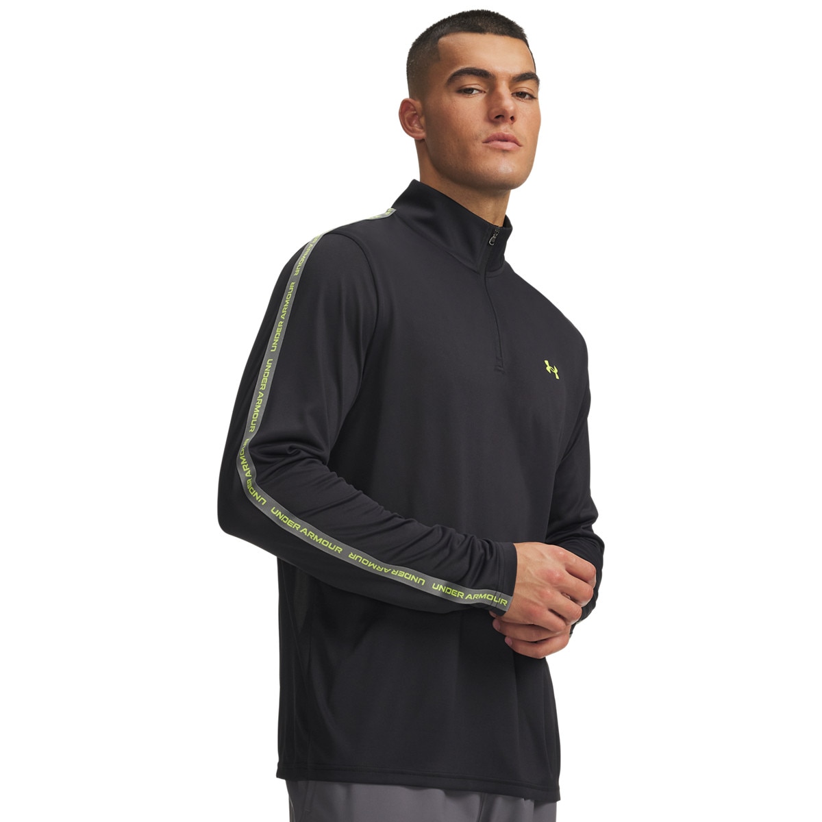 Męska bluza treningowa Under Armour UA Tech Taping 1/2 Zip - czarna
