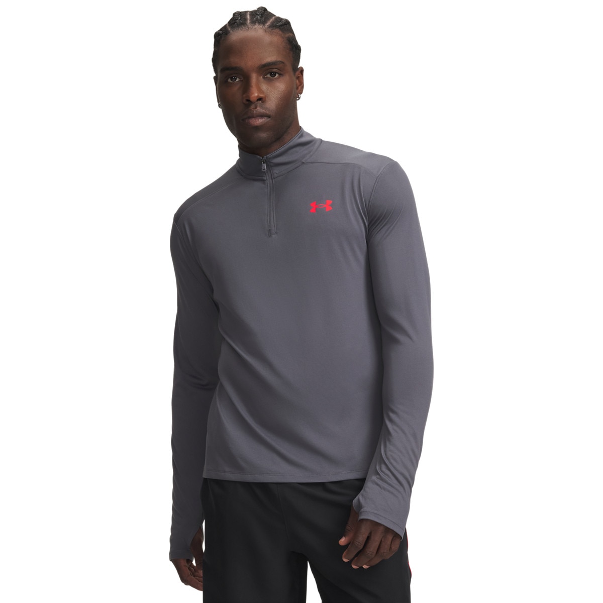 Męska bluza treningowa Under Armour UA Tech Utility 1/4 Zip - szara
