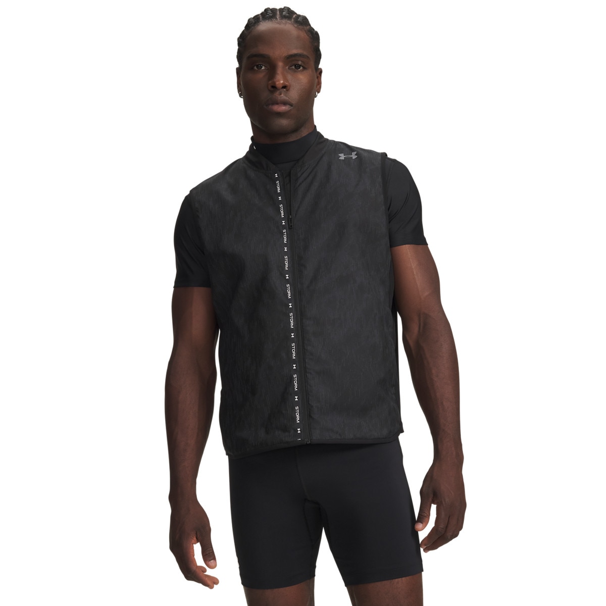 Męska kamizelka do biegania Under Armour UA Velociti Cold Weather Storm - czarna