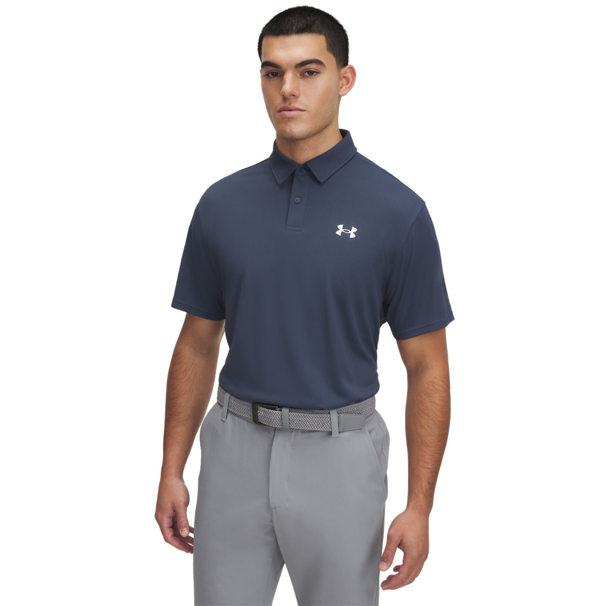 Męska koszulka do golfa Under Armour UA T2G Pique Polo - niebieska