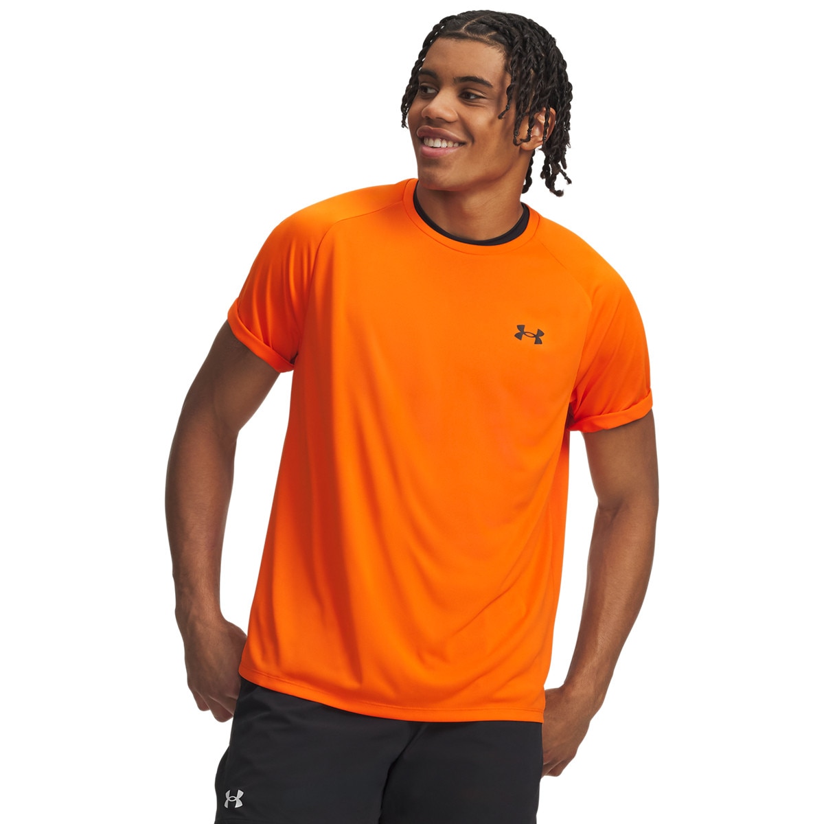 Męska koszulka treningowa Under Armour UA Tech 2.0 SS Tee - pomarańczowa