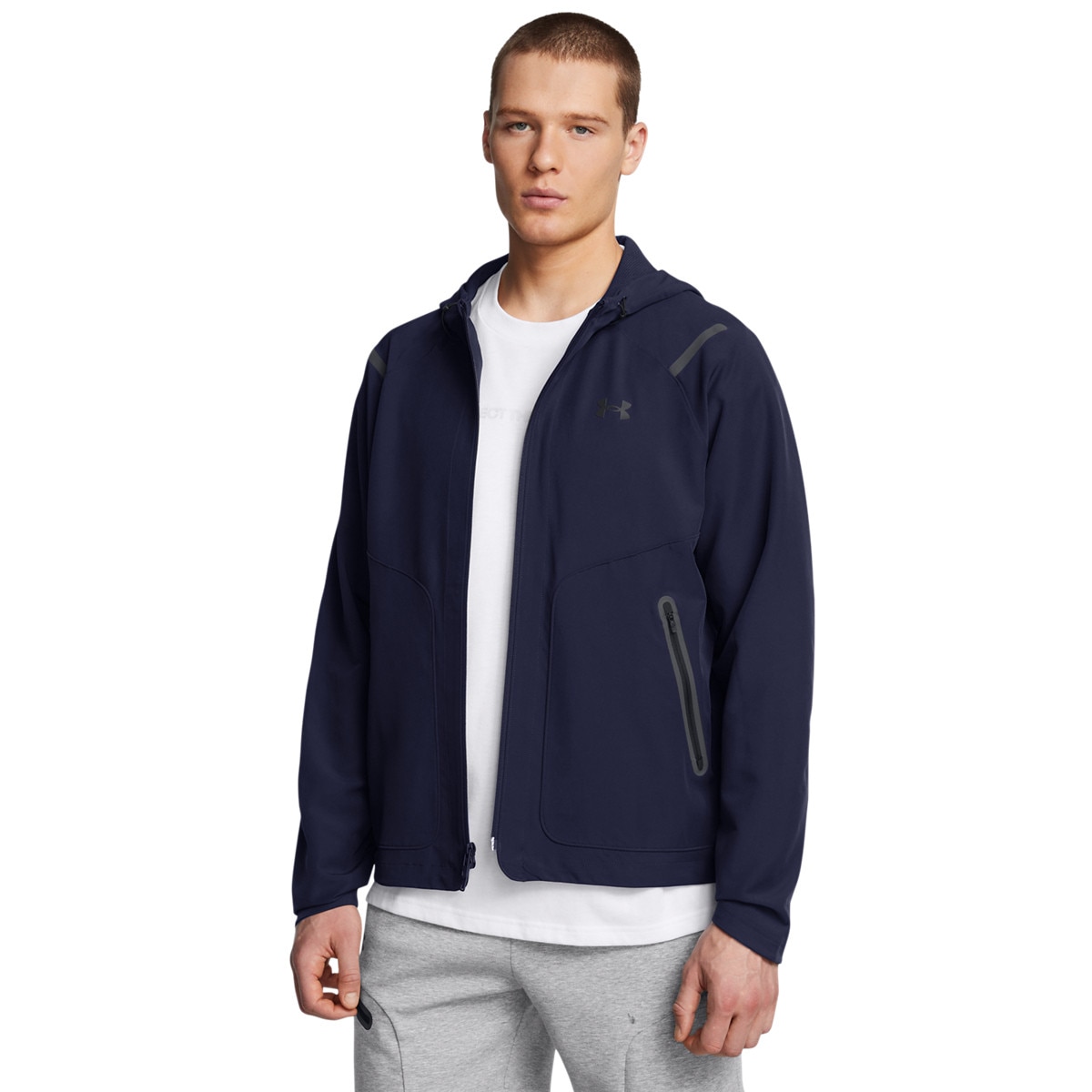 Męska kurtka przejściowa Under Armour UA Unstoppable Jacket Lc - granatowa