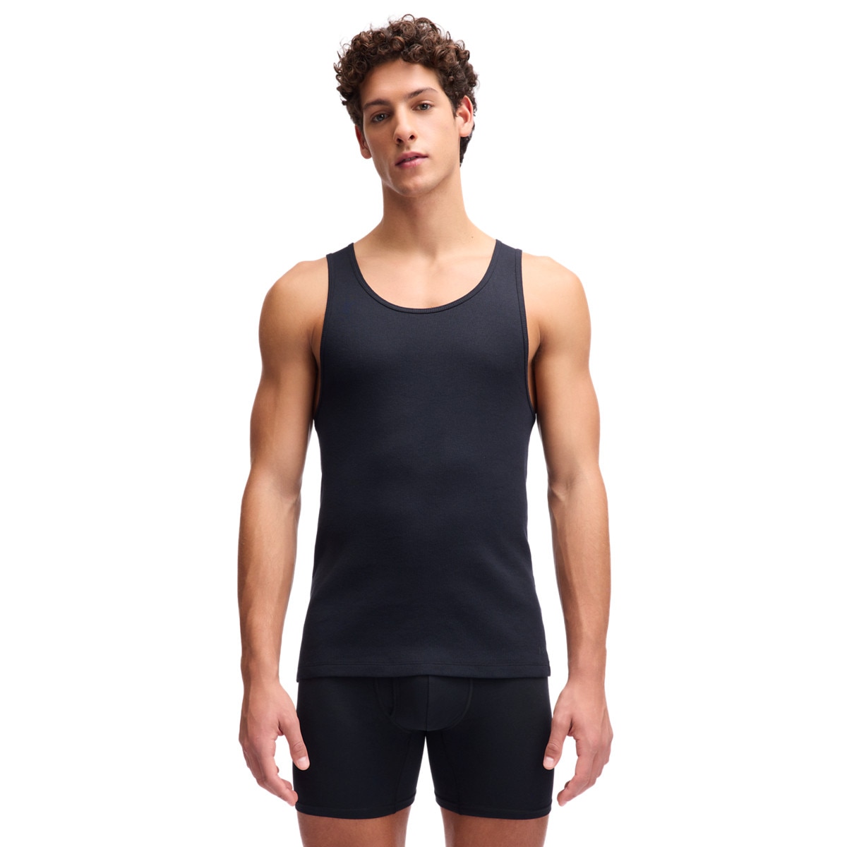 Męski tank top (2-pack) Under Armour Performance Tank Underwear Shirt - czarny