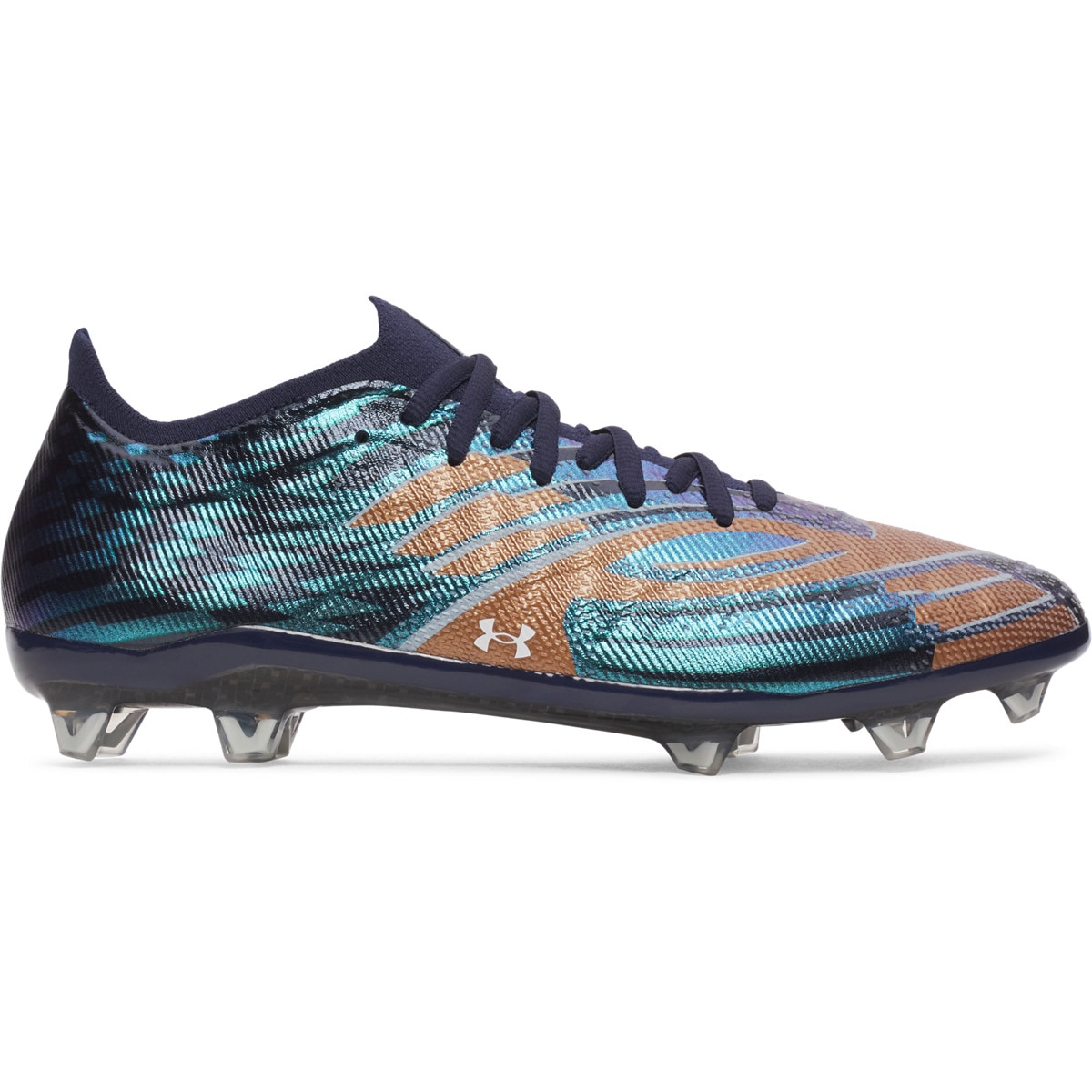 Męskie buty piłkarskie korki Under Armour UA Shadow Elite 4 Mach FG - granatowe
