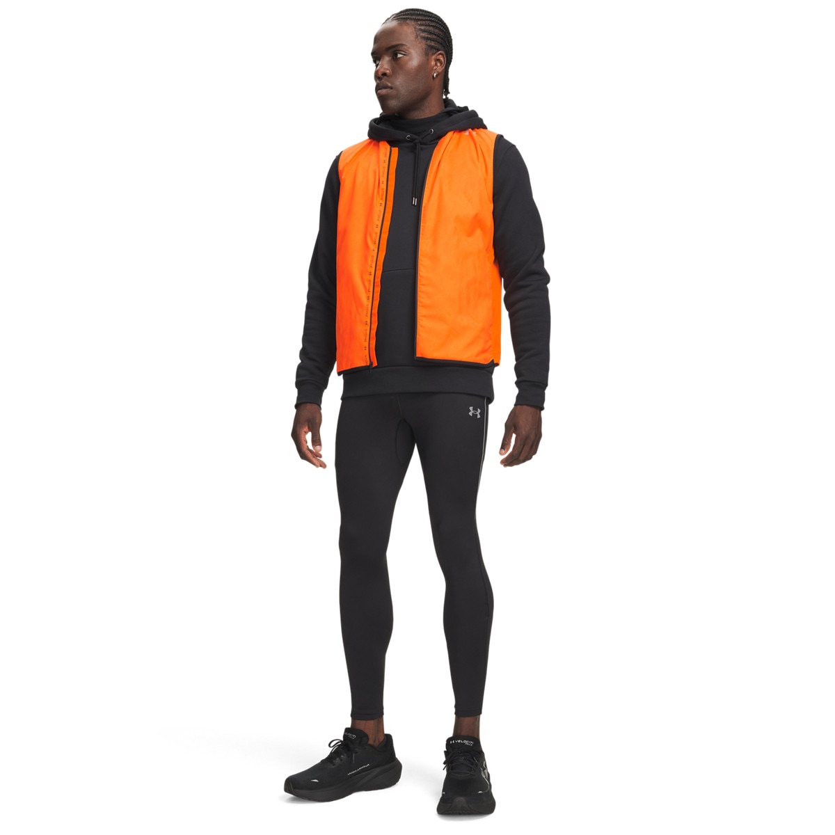 Męskie legginsy do biegania Under Armour UA Velociti Cold Weather - czarne
