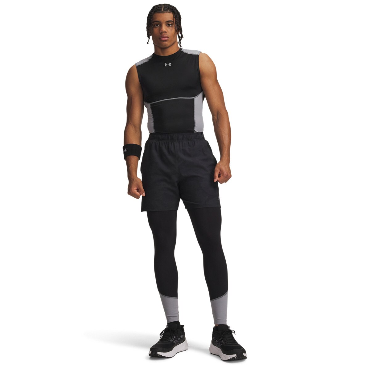 Męskie legginsy treningowe Under Armour UA HG Elite Leggings - czarne