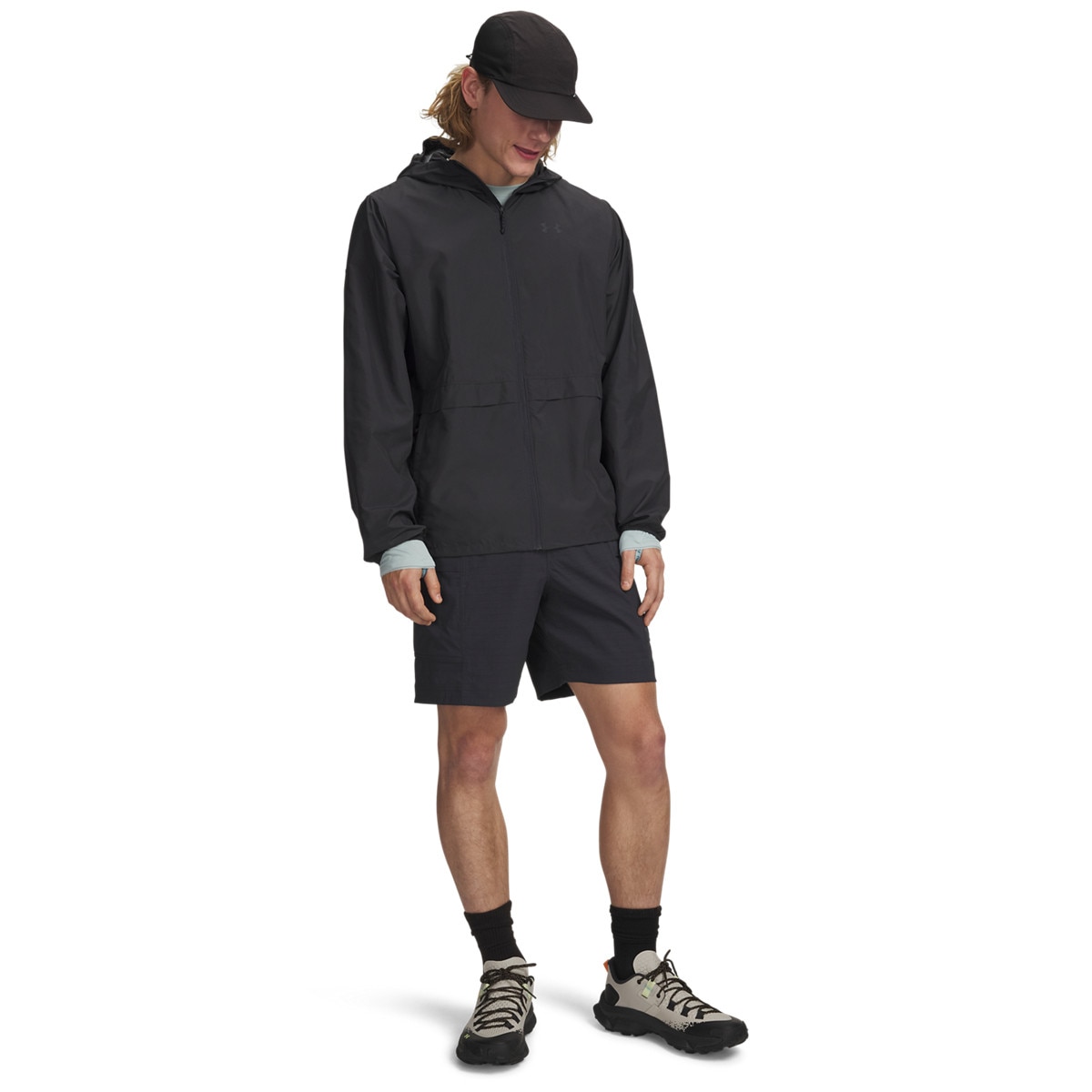 Męskie spodenki trekkingowe Under Armour UA Explor Hike - czarne