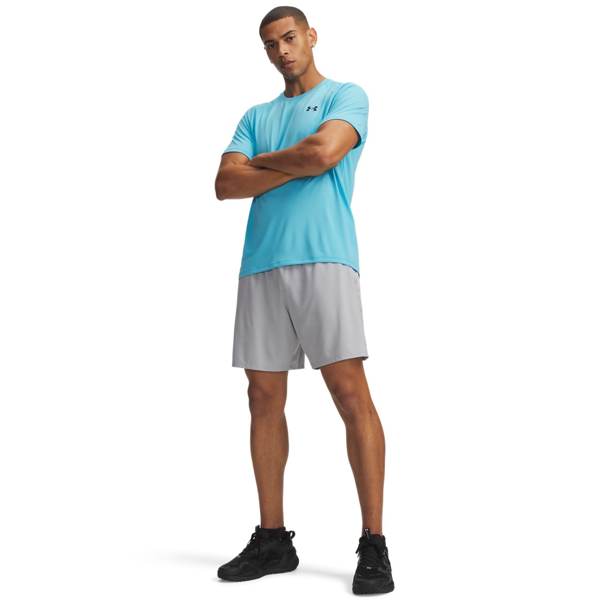 Męskie spodenki treningowe Under Armour Tech Vent 7in Shorts - szare