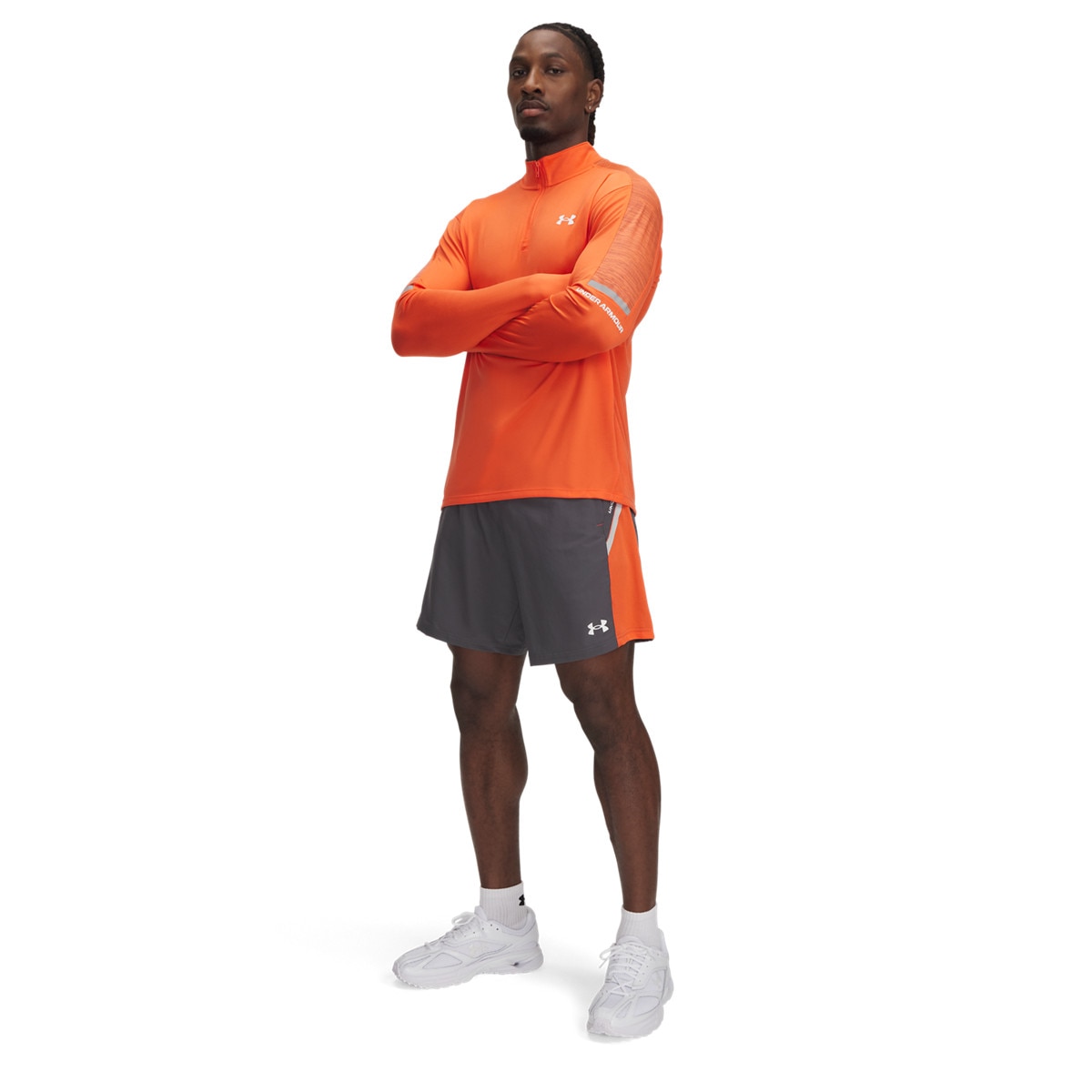 Męskie spodenki treningowe Under Armour UA Core+ Woven Shorts - szare