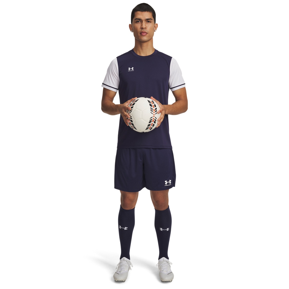 Męskie spodenki treningowe Under Armour UA M Challenger Core Short - granatowe