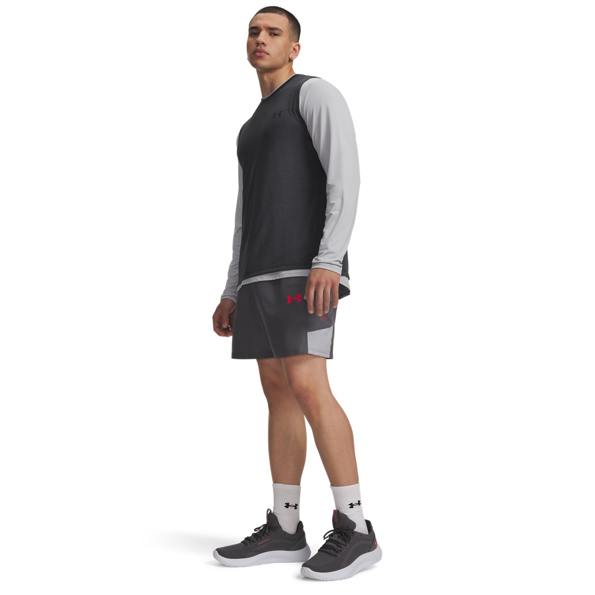 Męskie spodenki treningowe Under Armour UA Tech Utility Shorts - szare