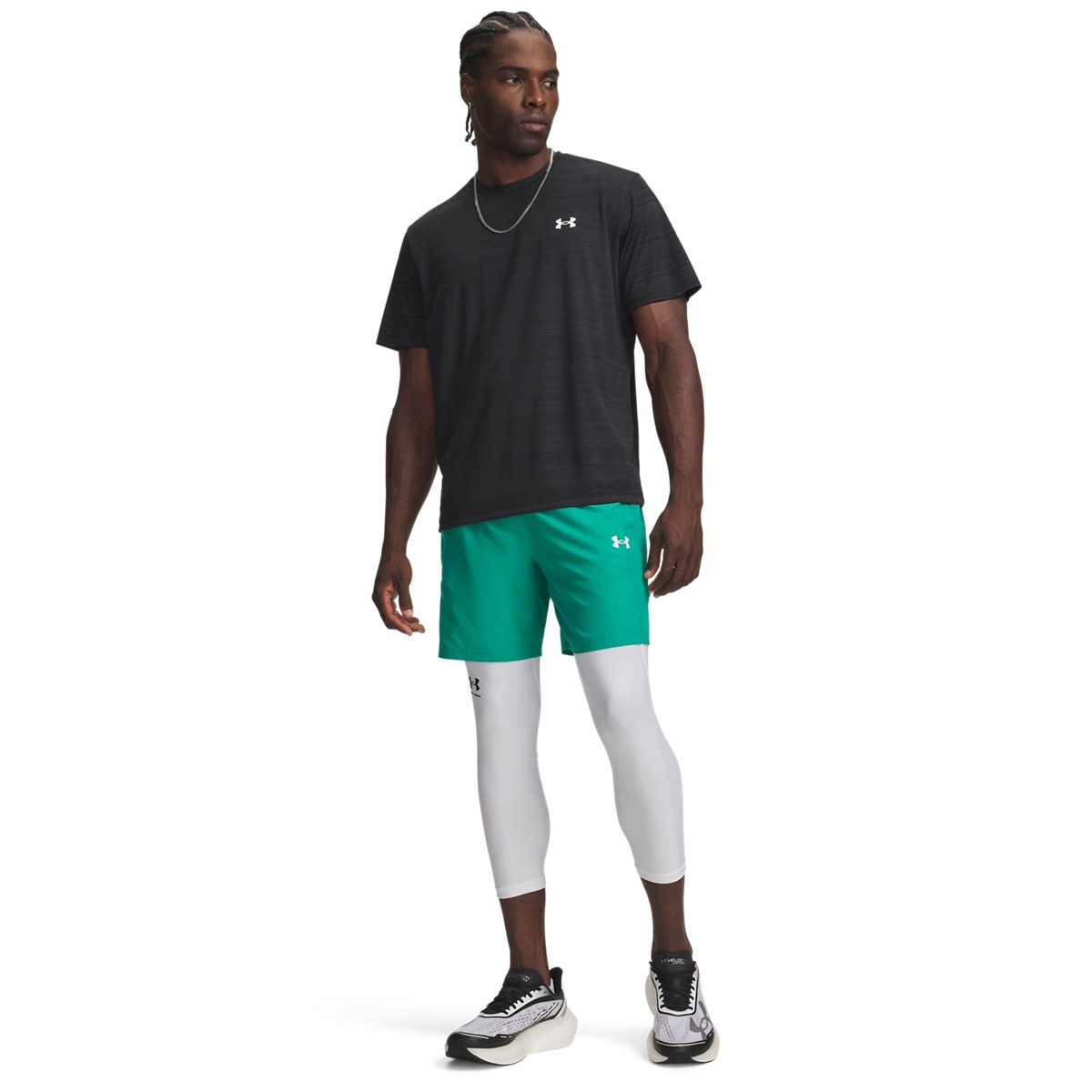 Męskie spodenki treningowe Under Armour UA Tech Utility Shorts - zielone