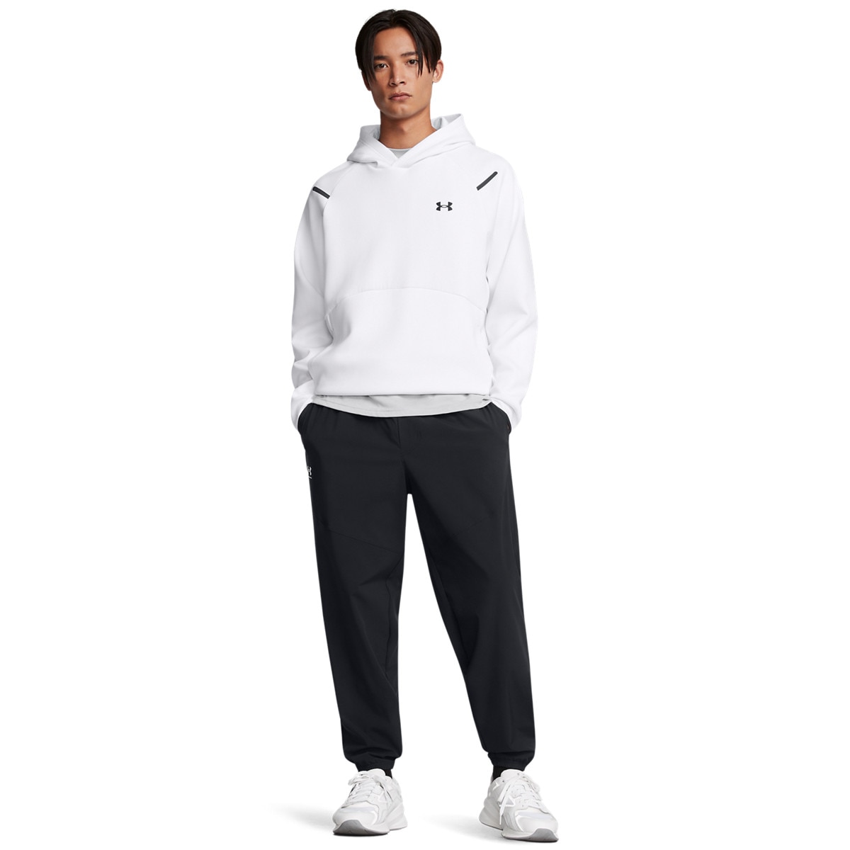 Męskie spodnie treningowe Under Armour UA Vibe Woven Pants - czarne