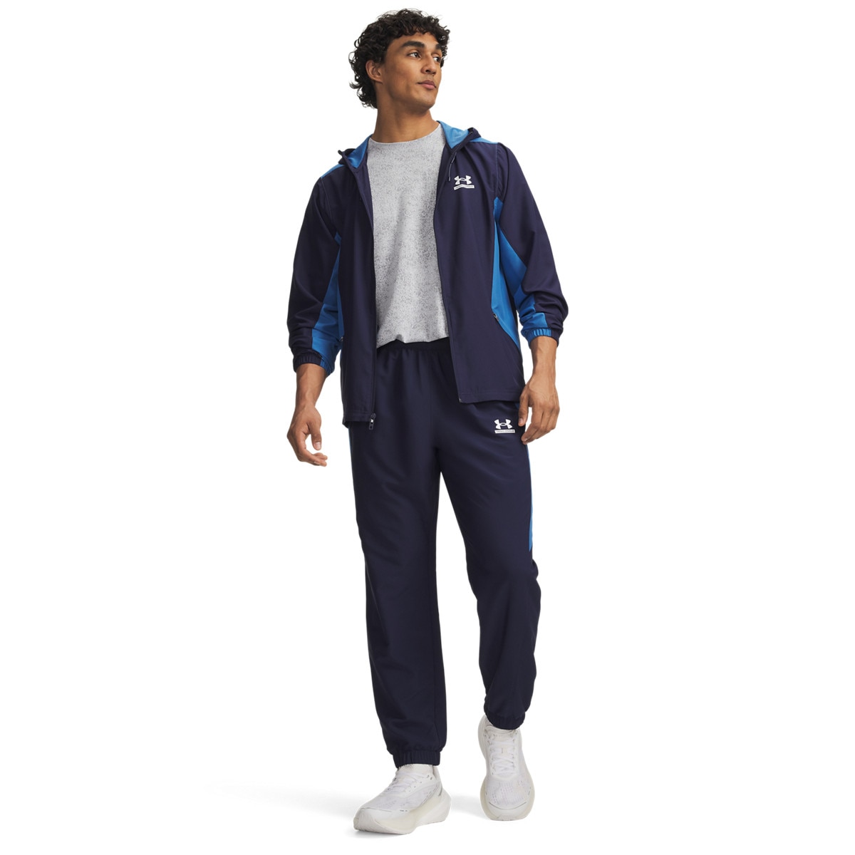 Męskie spodnie treningowe Under Armour UA Tech Sport Pant - granatowe