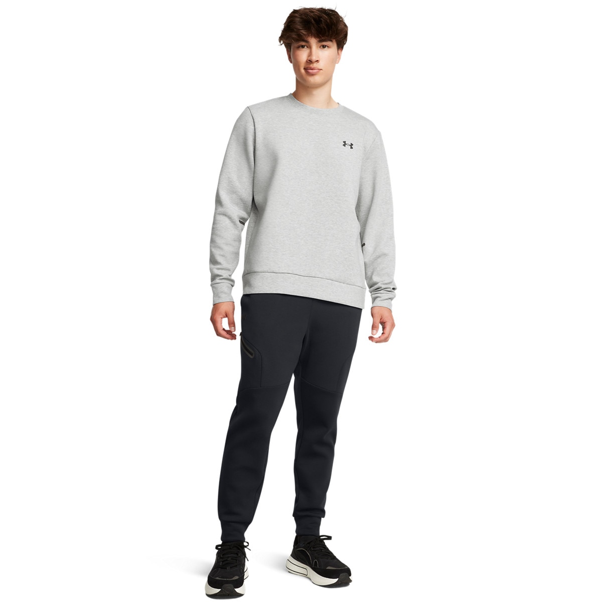Męskie spodnie treningowe Under Armour UA Unstoppable Flc Jgr Eu - czarne
