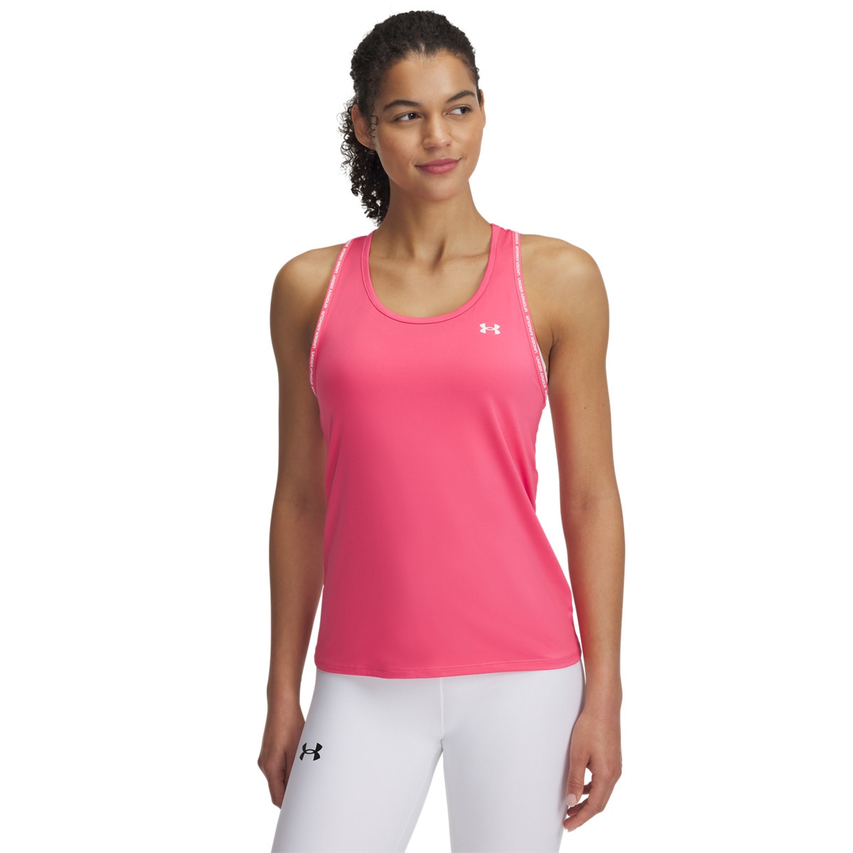 Damski top treningowy Under Armour Tech Knockout Tank - różowy