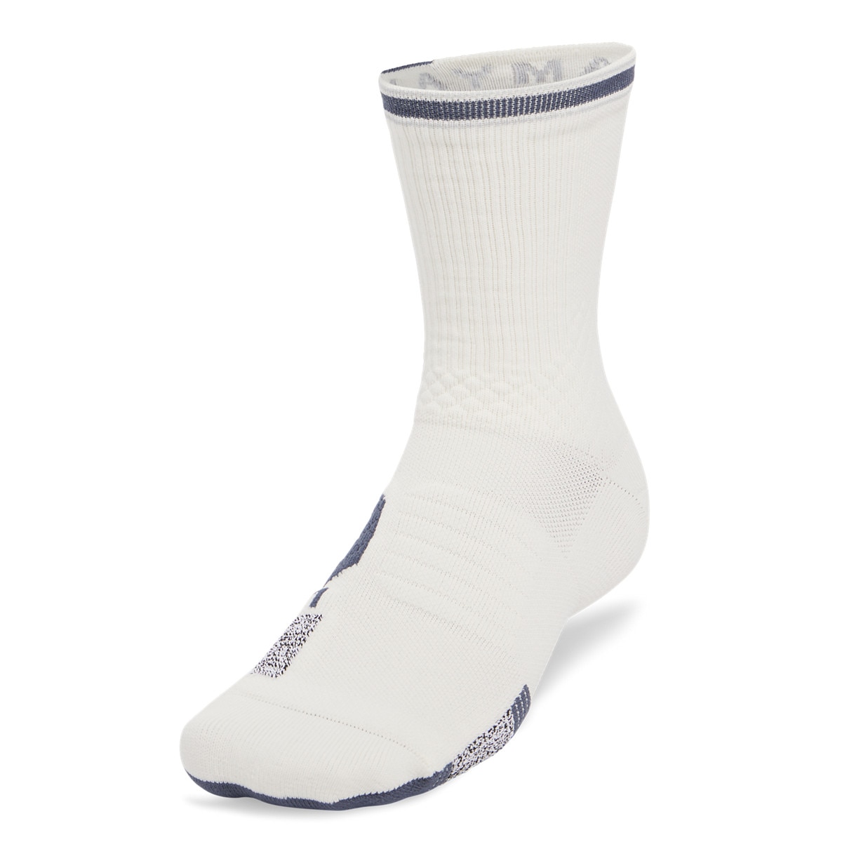 Skarpetki treningowe uniseks Under Armour UA AD Playmaker 1pk Mid - białe