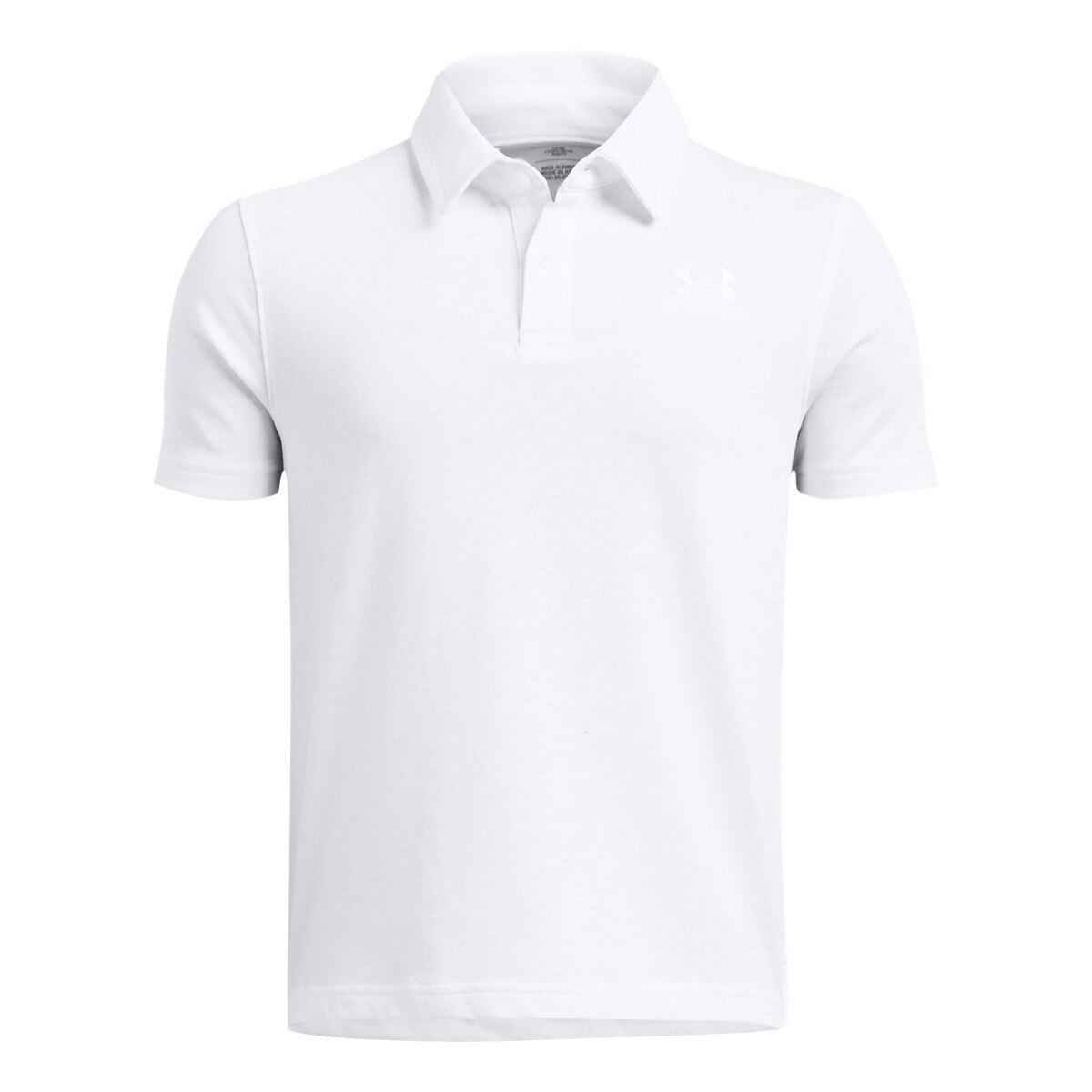 Chłopięca koszulka polo Under Armour UA B Icon Polo - biała