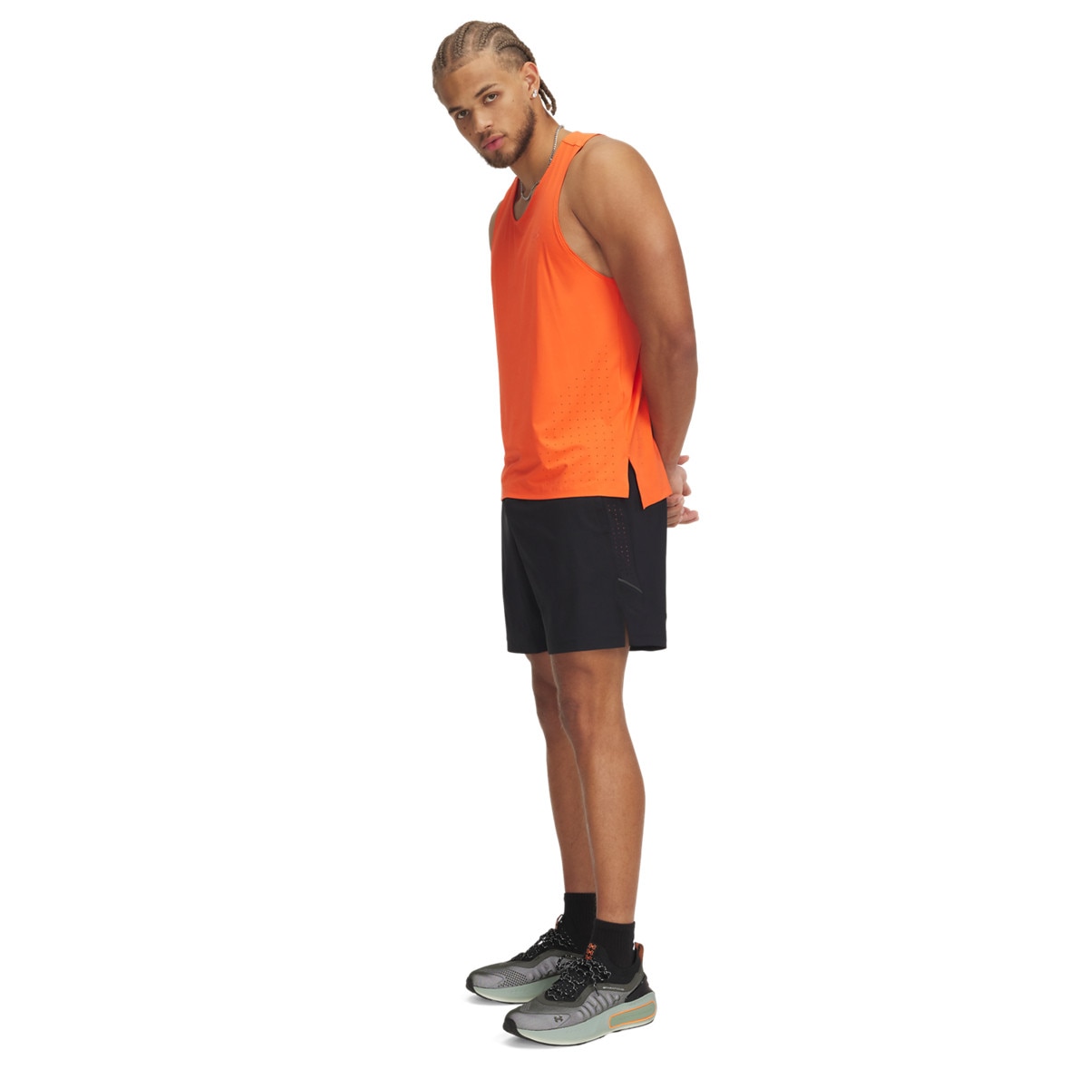 Męskie spodenki treningowe Under Armour UA Launch Pro 2n1 7'' Shorts - czarne