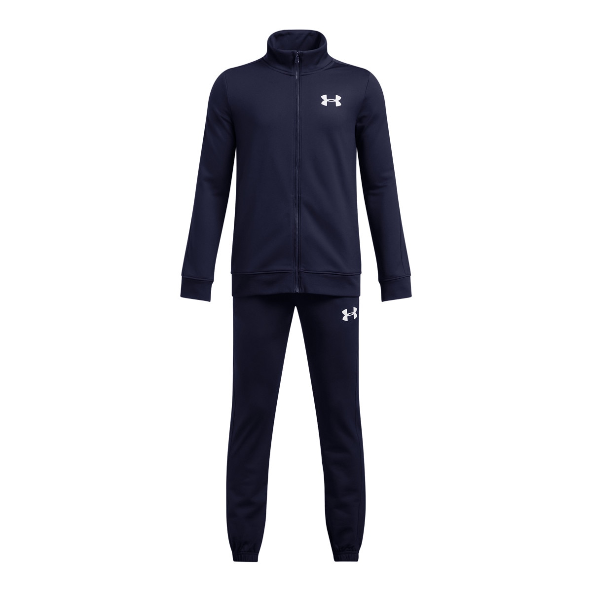Chłopięcy dres komplet treningowy Under Armour UA Rival Knit Track Suit - czarny