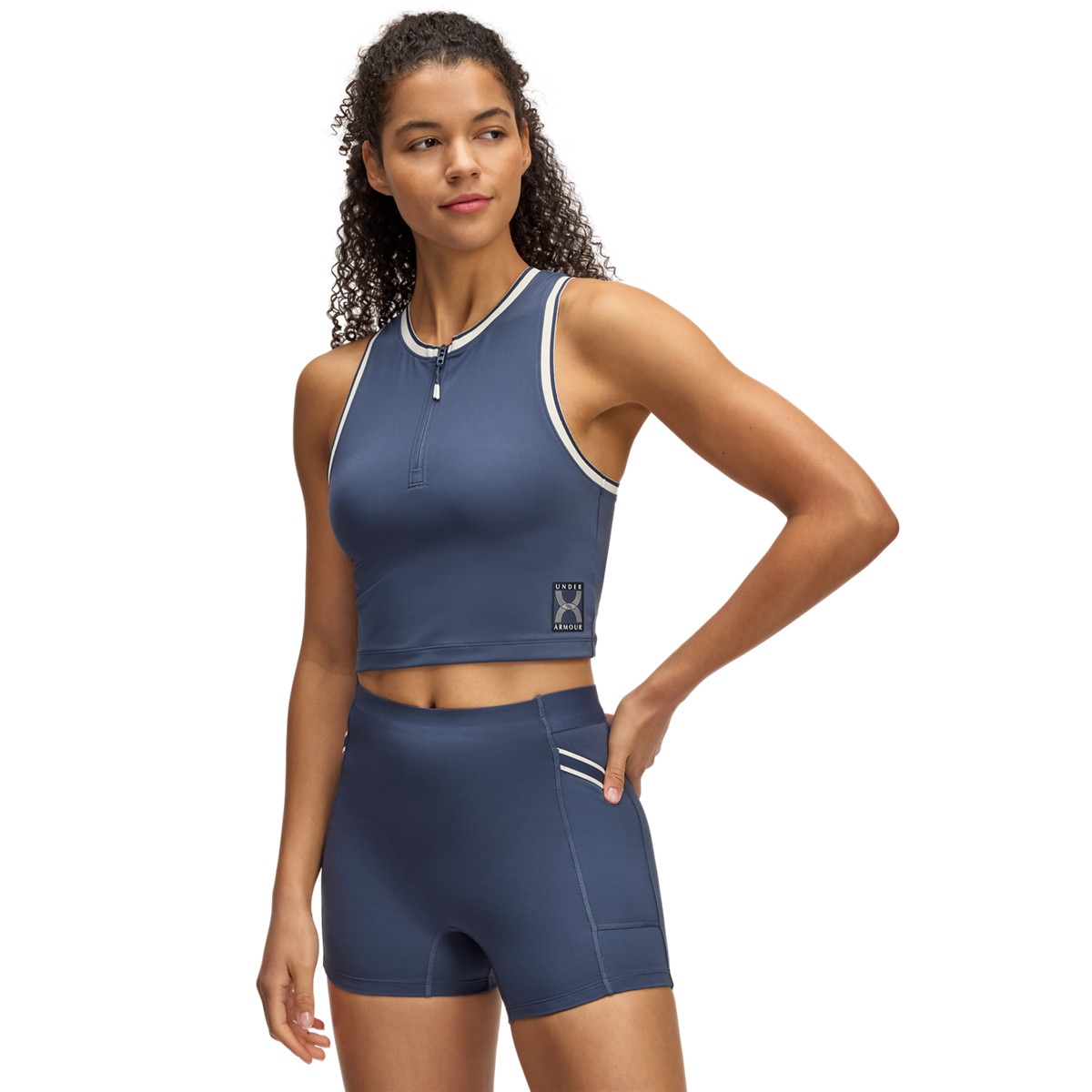Damski top do biegania Under Armour UA Run 96 Tank - granatowy