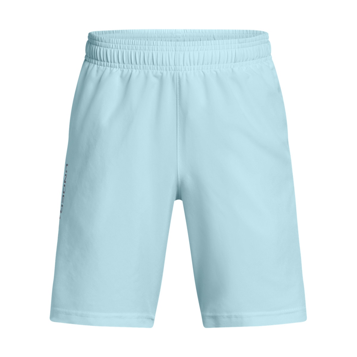 Chłopięce spodenki treningowe Under Armour UA Tech Woven Wordmark Short - niebieskie