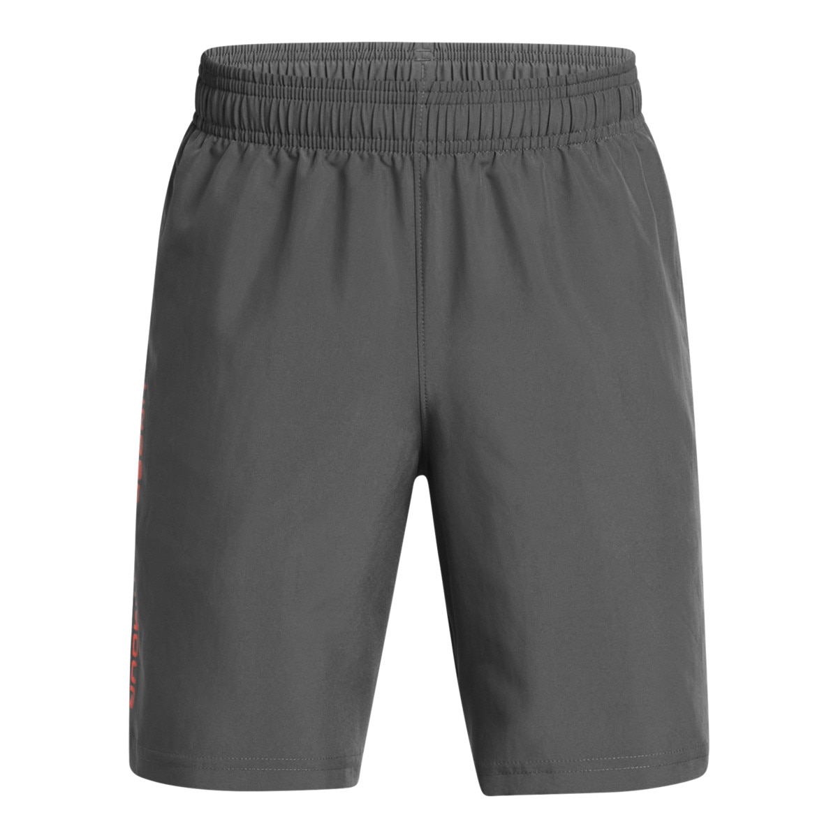 Chłopięce spodenki treningowe Under Armour UA Tech Woven Wordmark Short - szare