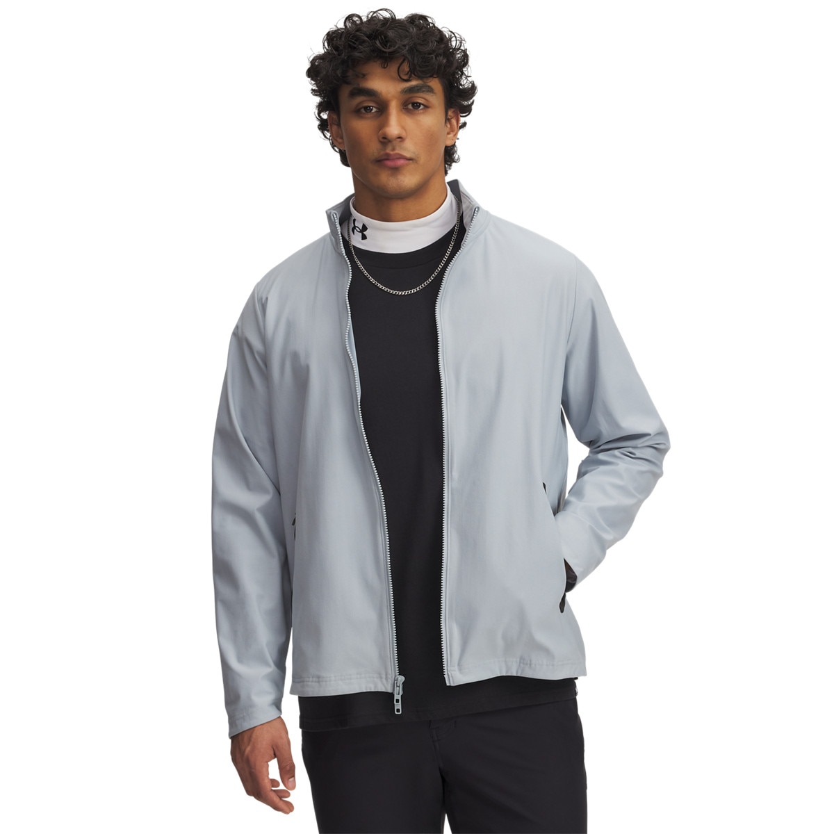 Męska kurtka treningowa Under Armour UA Unstoppable Non-Hood FZ - szara