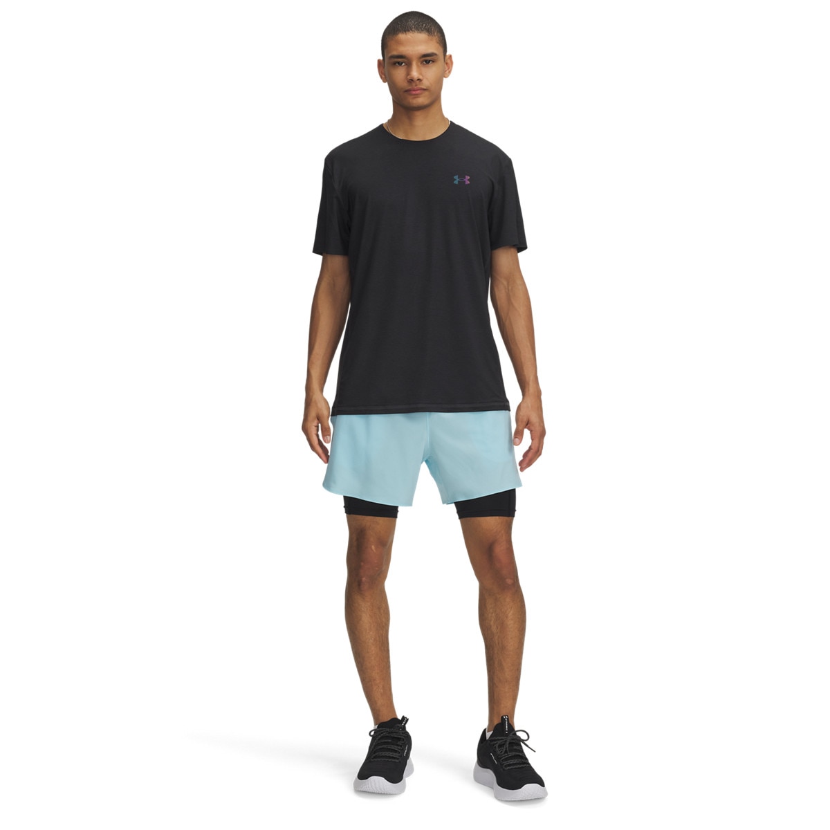 Męskie spodenki treningowe Under Armour UA Vanish Elite 2in1 Short - niebieskie